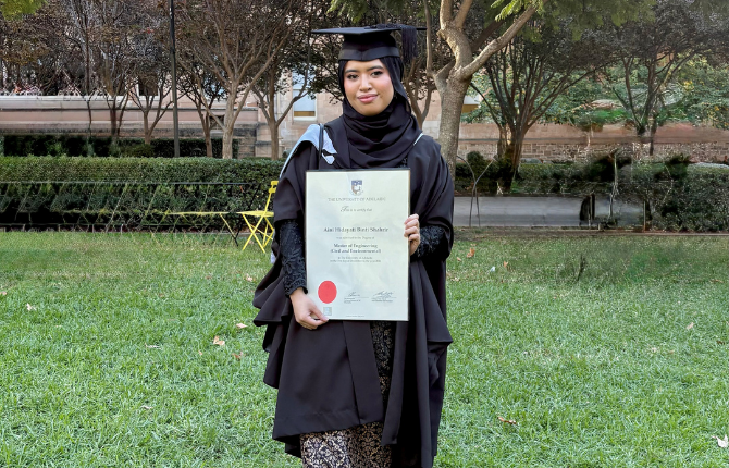 Aini: A journey as a Civil and Environmental Engineer